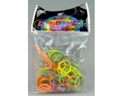 DIY-BANDS - Udělej si svůj náramek (100ks gumiček + náčiní) 620522