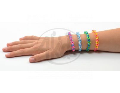 DIY-BANDS - Udělej si svůj náramek (100ks gumiček + náčiní) 620522