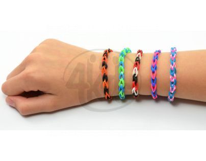DIY-BANDS - Udělej si svůj náramek (100ks gumiček + náčiní) 620522