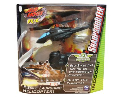Air Hogs RC vrtulník s výstřely - Modrá