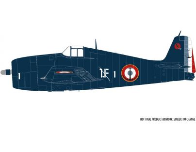 Airfix Classic Kit lietadlo A19004 Grumman F6F5 Hellcat 1:24