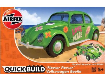 Airfix Quick Build auto J6031 VW Beetle Flower-Power