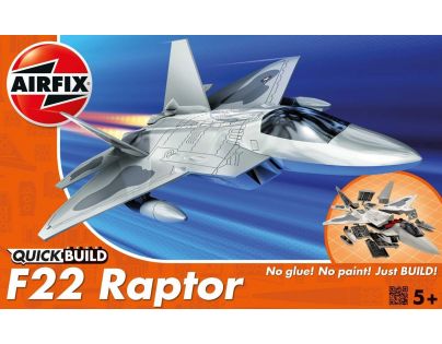 Airfix Quick Build lietadlo J6005 Lockheed Martin Raptor