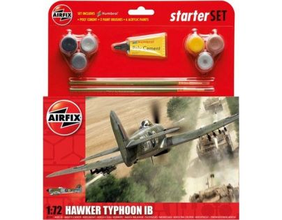 Airfix Starter Set lietadlo Hawker Typhoon Ib 1:72