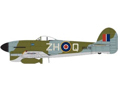 Airfix Starter Set lietadlo Hawker Typhoon Ib 1:72