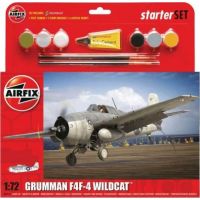 Airfix Starter Set lietadlo A55214 Grumman Wildcat F4F-4 1:72 nová forma 2