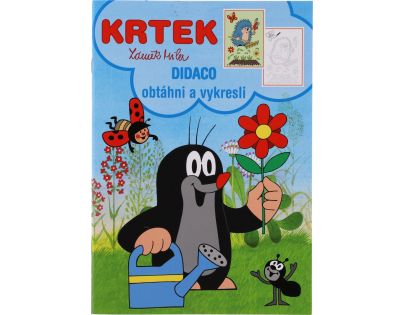 Akim Omaľovánka Krtko Didaco A5 obtiahnite a vykresli