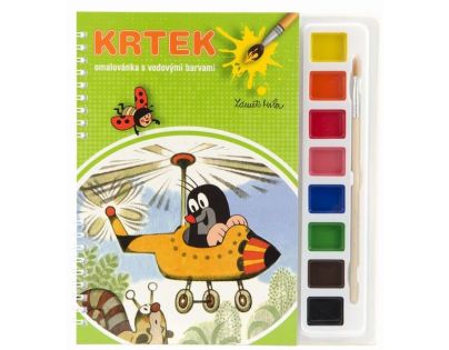 Akim Krtko Omaľovánky 2 s vodovými farbami a štetcom