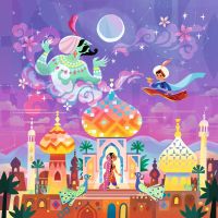 Ravensburger Aladin a carovná lampa 64 dielkov 3