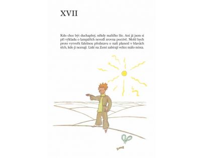 Albatros Antoine de Saint-Exupéry Malý princ CZ verzia