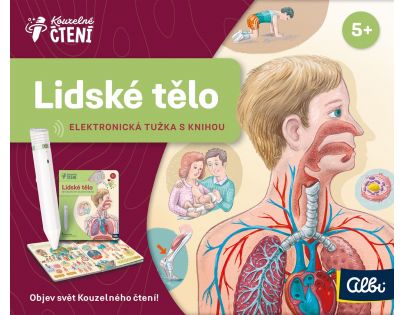 Albi Kouzelné čtení 2.0 Albi tužka a Lidské tělo R50 CZ