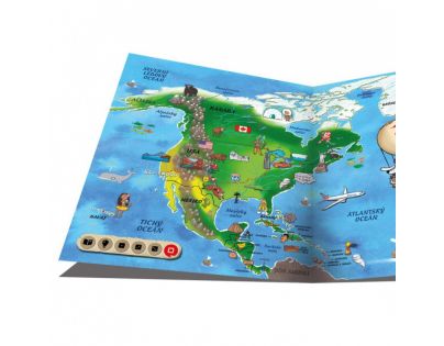 Albi Kouzelné čtení Elektronická tužka a kniha Atlas světa - Poškozený obal