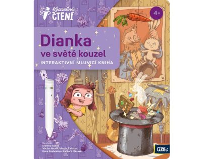 Albi Kúzelné čítanie Kniha Dianka vo svete kúziel