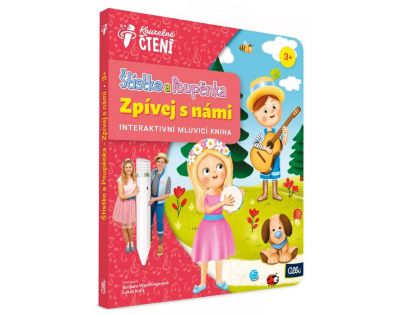 Albi Kúzelné čítanie Kniha Štístko a Poupěnka - Spievaj s nami