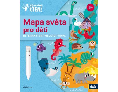 Albi Kúzelné čítanie Mapa sveta pre deti