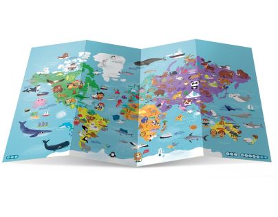 Albi Kúzelné čítanie Mapa sveta pre deti