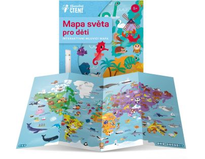 Albi Kúzelné čítanie Mapa sveta pre deti