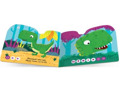 Albi Kouzelné čtení Minikniha s výsekem Dinosauři CZ