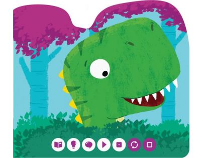 Albi Kouzelné čtení Minikniha s výsekem Dinosauři CZ