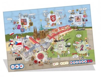 ALBI Kouzelné čtení Puzzle Můj stát