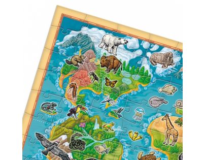 Albi Kúzelné čítanie Puzzle Planéta zvierat - Poškodený obal