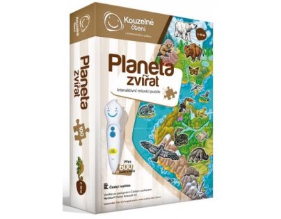 Albi Kúzelné čítanie Puzzle Planéta zvierat