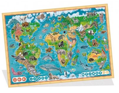 Albi Kúzelné čítanie Puzzle Planéta zvierat