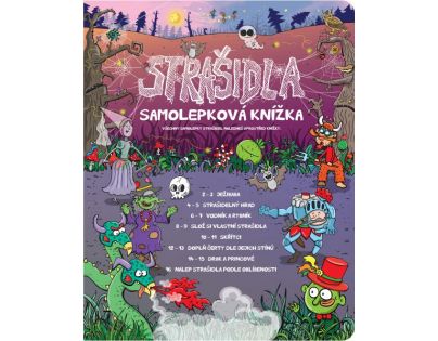 Albi Kouzelné čtení Samolepková knížka Strašidla CZ