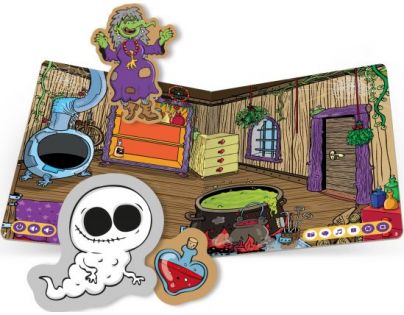 Albi Kouzelné čtení Samolepková knížka Strašidla CZ