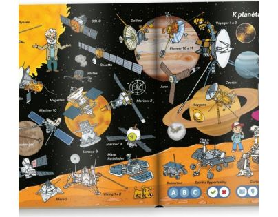 Albi Kúzelné čítanie Kniha Vesmír SK