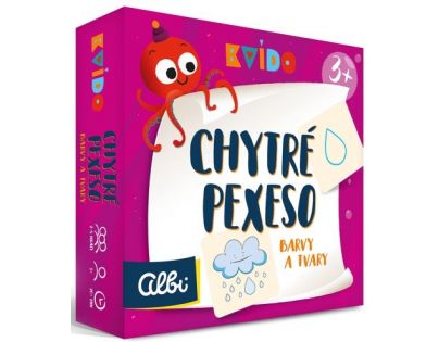 Albi Chytré pexeso: Farby a tvary