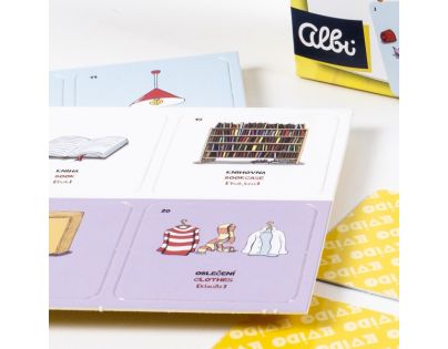 Albi Benjamín Chytré pexeso U nás doma Angličtina
