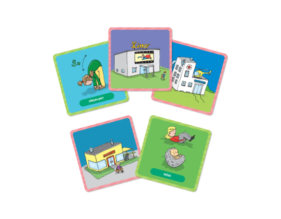 Albi Kvído Hoď a objavuj Doplnkové karty