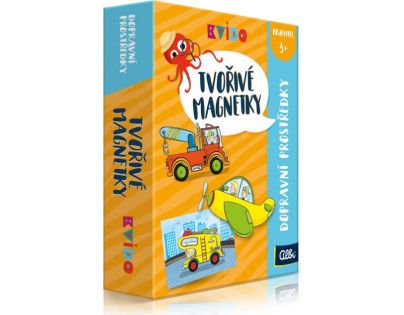 Albi Kvído Tvořivé magnetky Doprava CZ