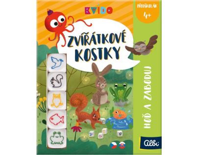 Albi Kvído Zvířátkové kostky CZ verzia