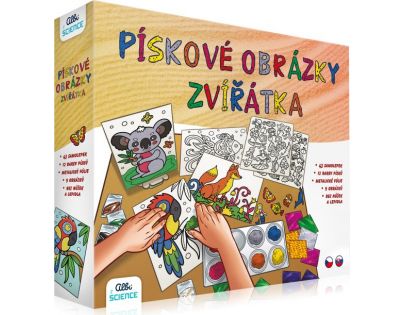 Albi Pískové obrázky zvířátka CZ verzia