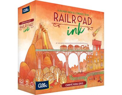 Albi Railroad Ink Ohnivo červená edícia