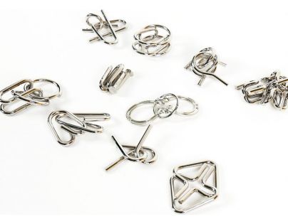 Albi Sada 10 hlavolamov kovové