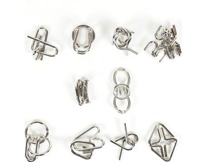 Albi Sada 10 hlavolamov kovové