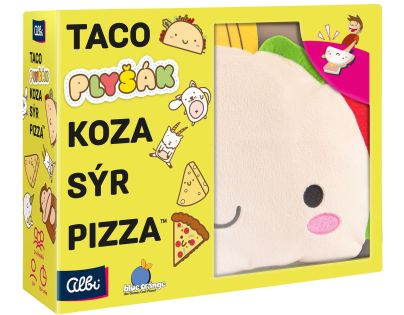 Albi Taco, plyšák, koza, syr, pizza