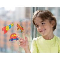 ALEX 743Z - Barvy na okno 6 barev, lepidlo a předlohy v krabičce od 6 let 3