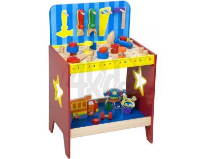 ALEX Dřevěný stůl s nářadím