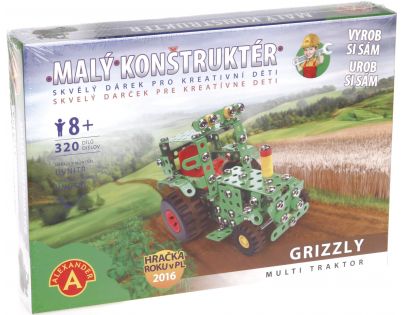 Alexander Malý konstruktér GRIZZLY Traktor 320 dielikov