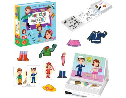 Alexander Písanie s magnetmi Obliekanie  CZ a SK verzia