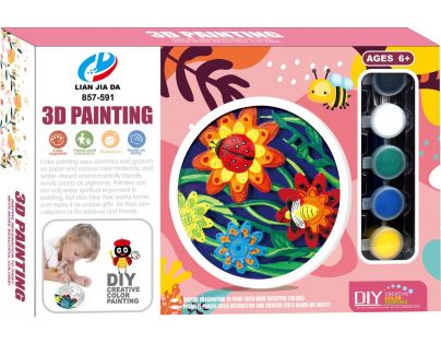 Alltoys 3D maľovanie Kvety
