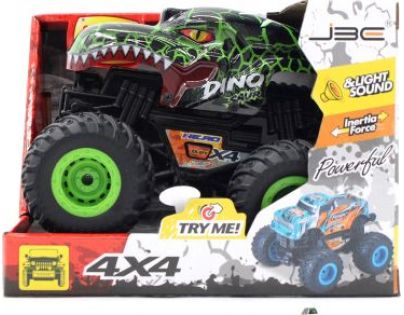 Alltoys Auto Dino kolesá 4 x 4 zelené