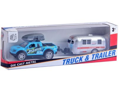 Alltoys Auto s prívesom modré