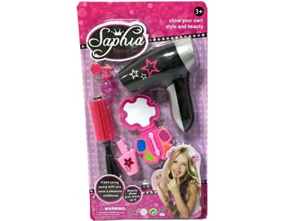 Alltoys Beauty Sada s fénom a s paletkou s líčidly