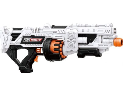 Alltoys Blaster Fast batériový s rotačným zásobníkom a 12 ks nábojov