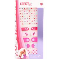 Alltoys Canenco Nálepky na nechty + 4 pilníky Create it!